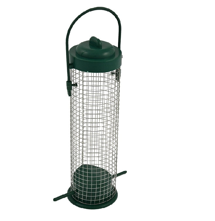 Green Jem Wild Bird Nut Feeder Plastic Bird Feeder Green