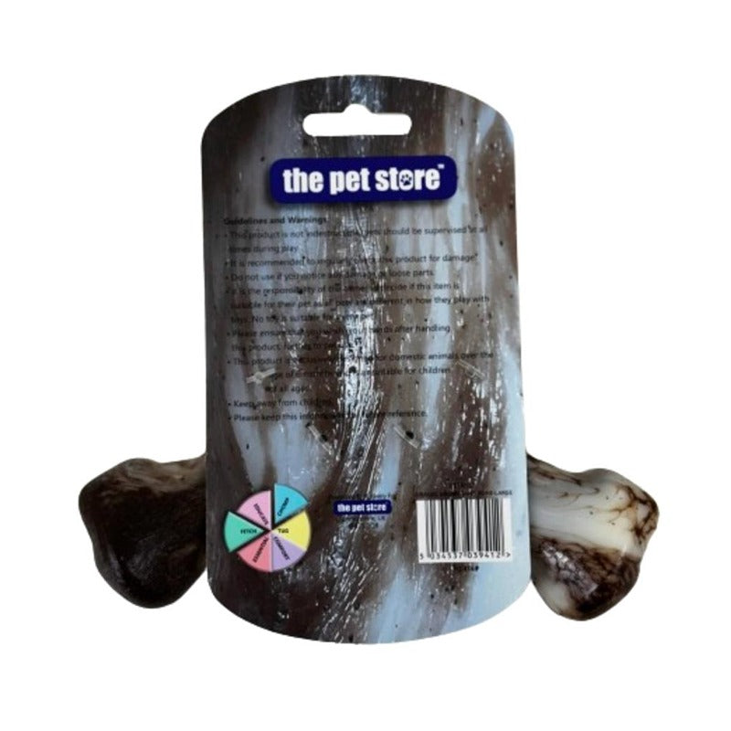 JVL Jurassic Dog Bone Chew for aggressive chewers Shape: Boomerang