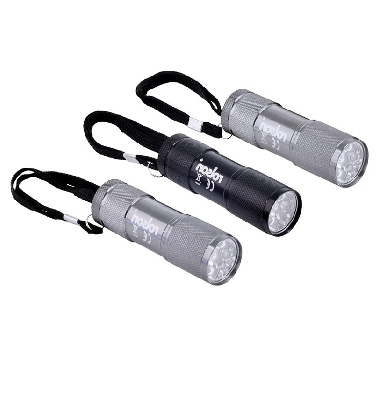 Rolson 61760 3 pc 9 LED Aluminium Torch