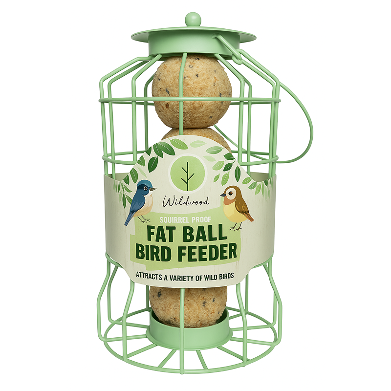 PMS Large Metal Squirrel Proof Fat Ball Bird Feeder