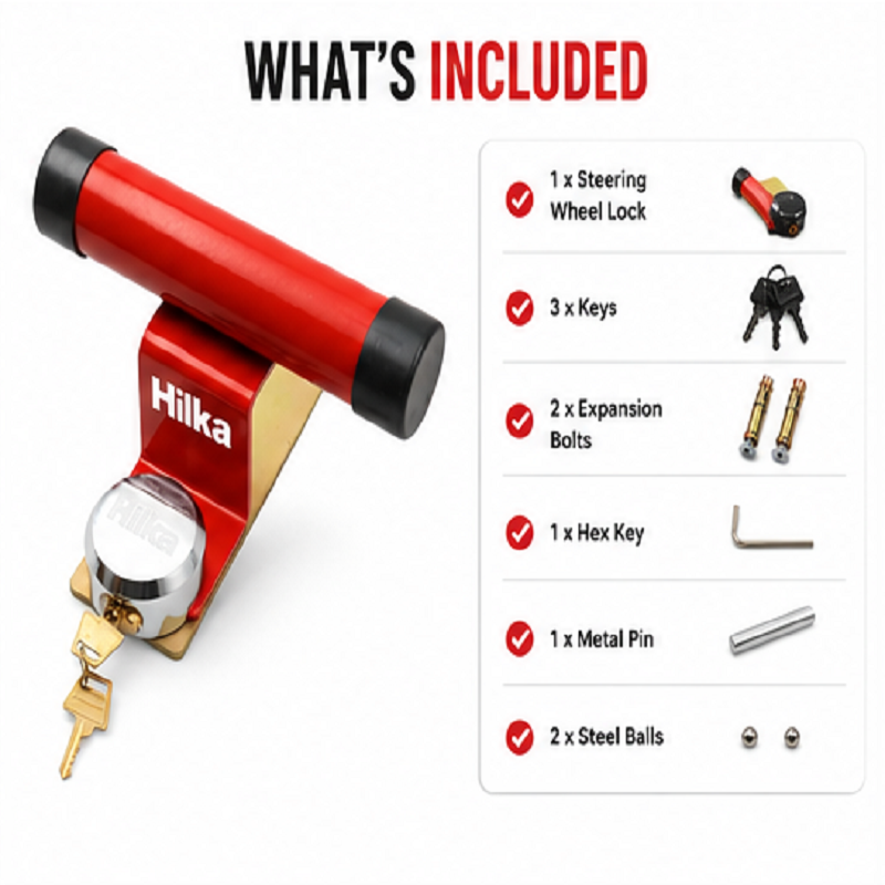 Hilka Heavy Duty Garage Door Lock Protector Security