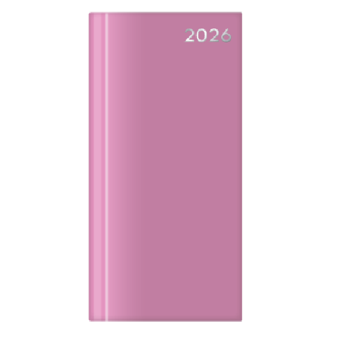 2026 Diary Slim Pocket Week To View Hardback Colours