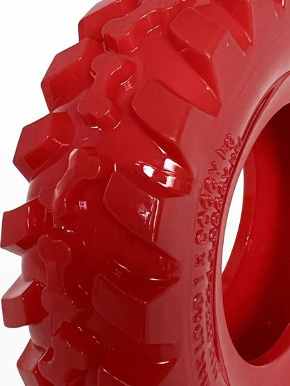 Dog Chew Toy  Gorilla Tuff Tyre Red