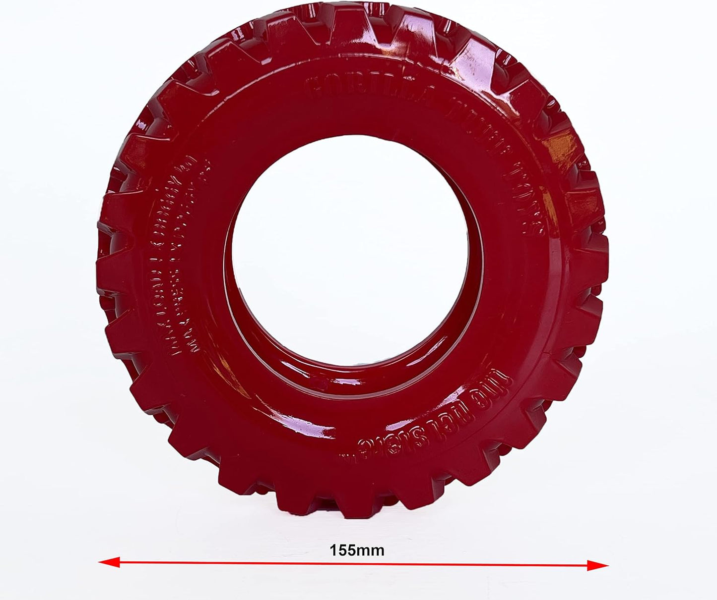Dog Chew Toy  Gorilla Tuff Tyre Red