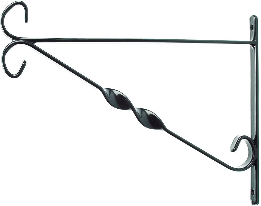 14" Green Hanging Basket Wall Mounting Bracket