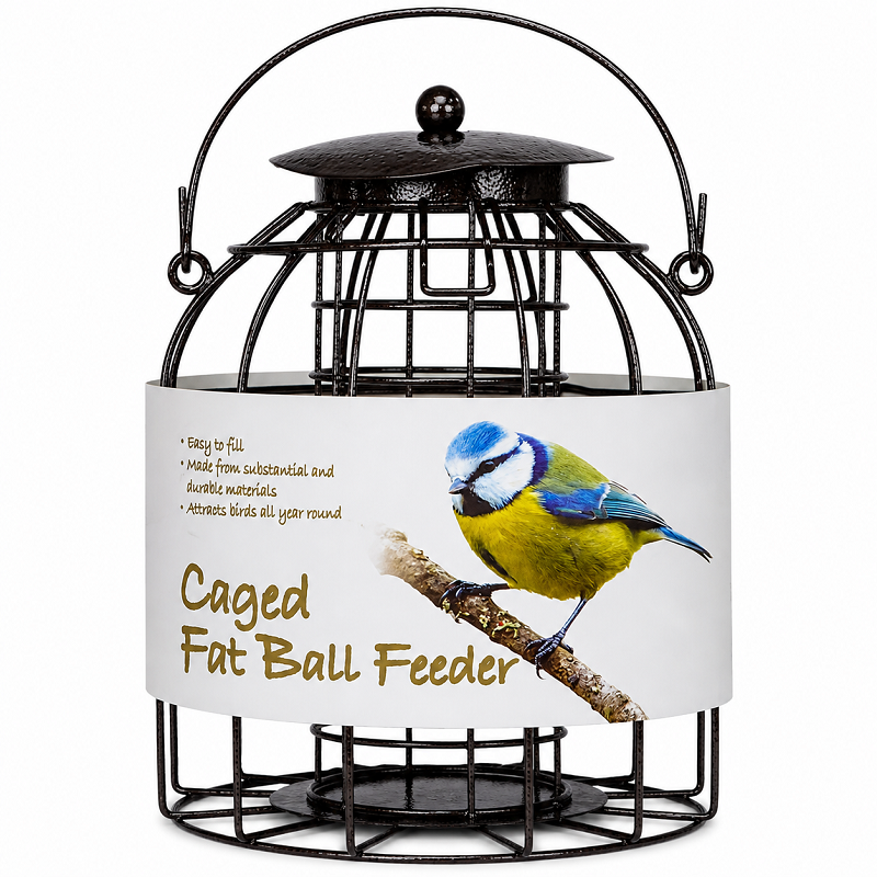 Green Jem Fat ball feeder squirrel proof dome shaped Hammertone Bird Feeder