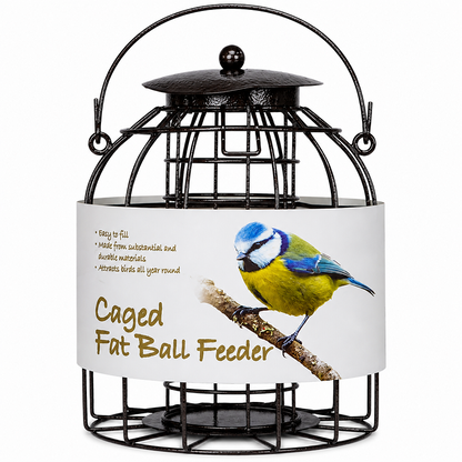 Green Jem Fat ball feeder squirrel proof dome shaped Hammertone Bird Feeder