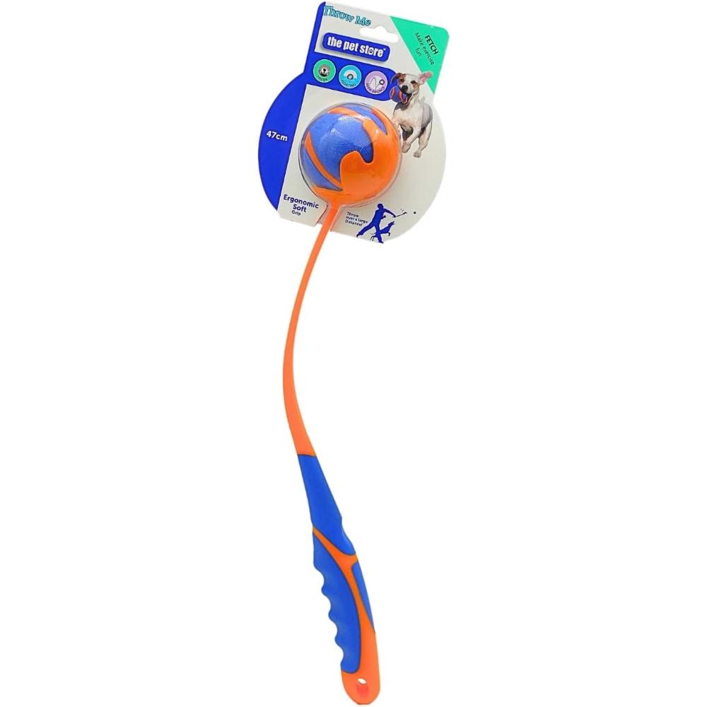 Dog Ball Thrower / Launcher Ball 47cm - Blue & Orange Heavy duty