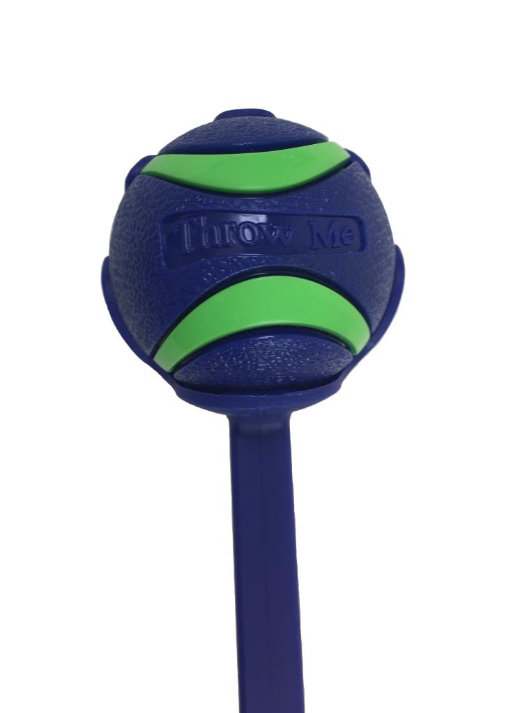Dog Ball thrower Chukka 69cm Green & Blue