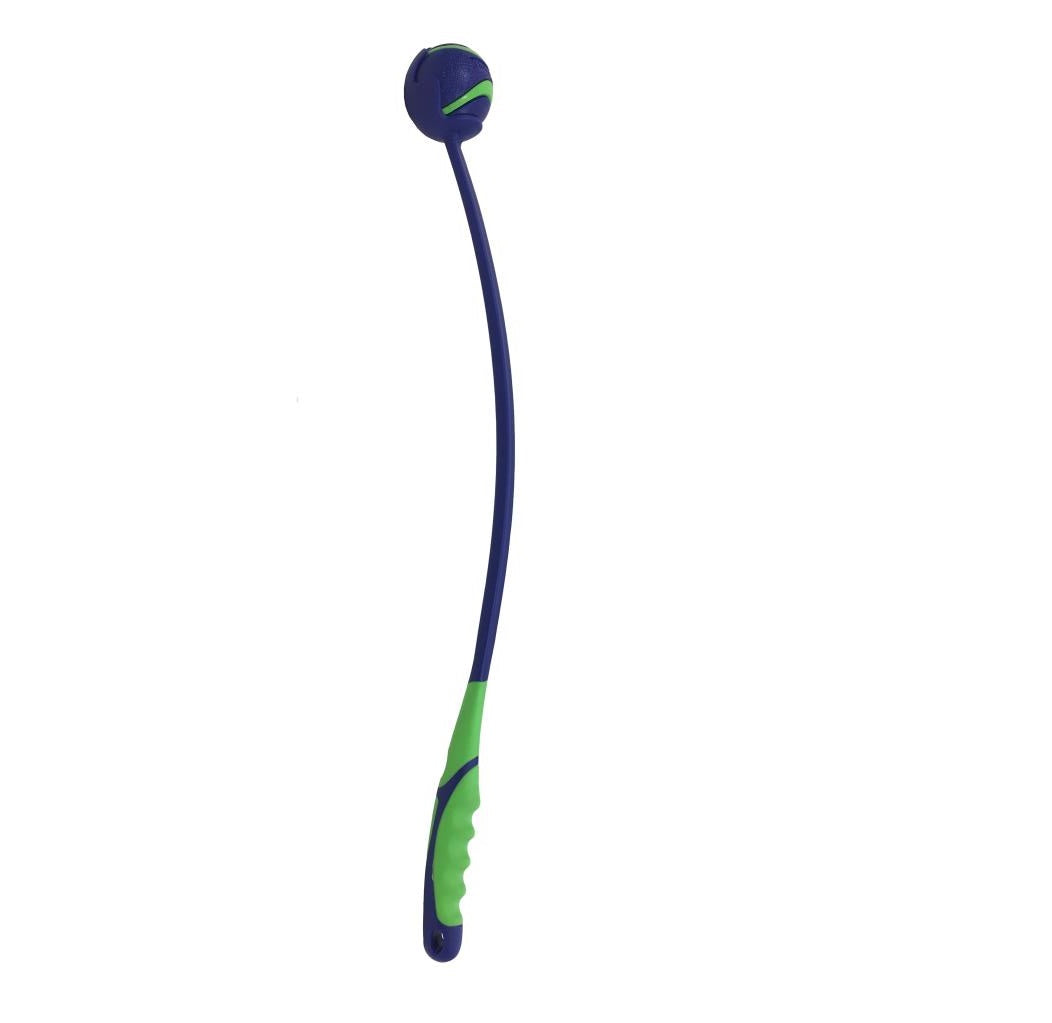 Dog Ball thrower Chukka 69cm Green & Blue