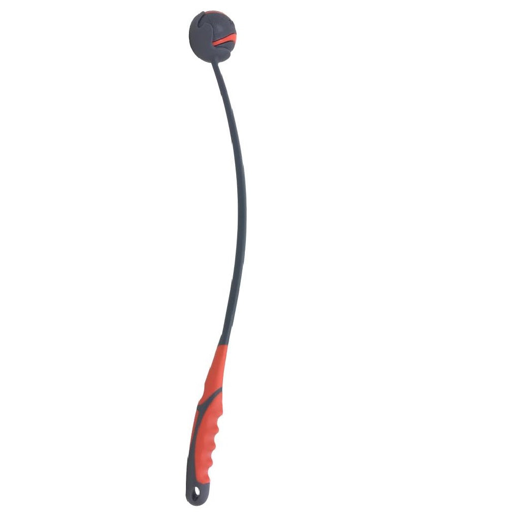 Dog Ball thrower chukka 69cm Grey & Orange