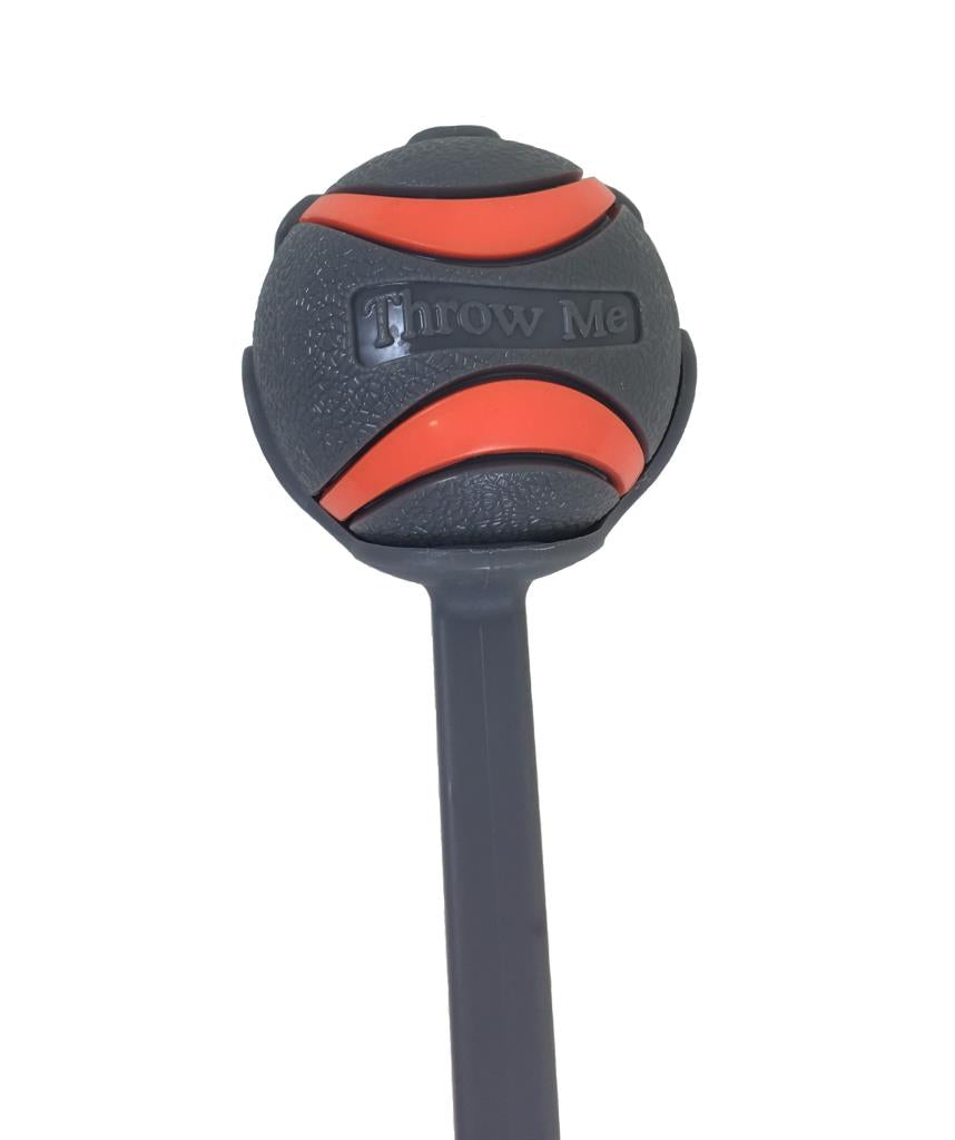 Dog Ball thrower chukka 69cm Grey & Orange