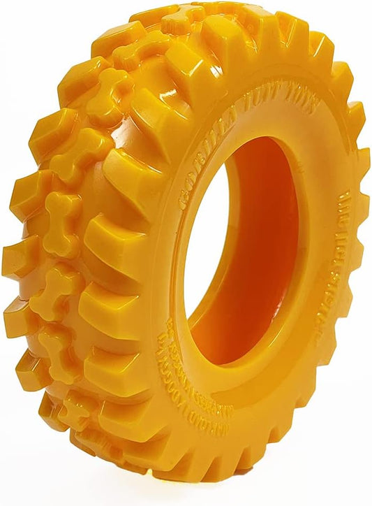 Dog Chew Toy  Gorilla Tuff Tyre Yellow