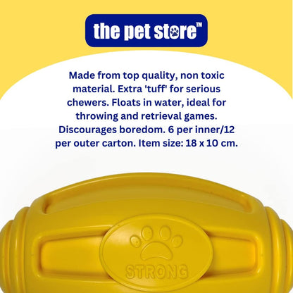 GORILLA TUFF RUGBY BALL - YELLOW
