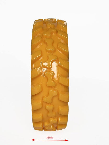 Dog Chew Toy  Gorilla Tuff Tyre Yellow