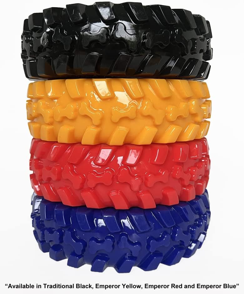 Gorilla Tuff Tyre Black Dog Chew Toy for Pet Teeth