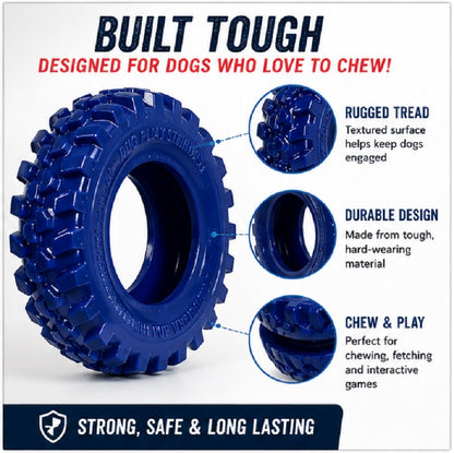 the pet Store Gorilla Tuff Tyre Dog Chew Toy for Pet Teeth Black