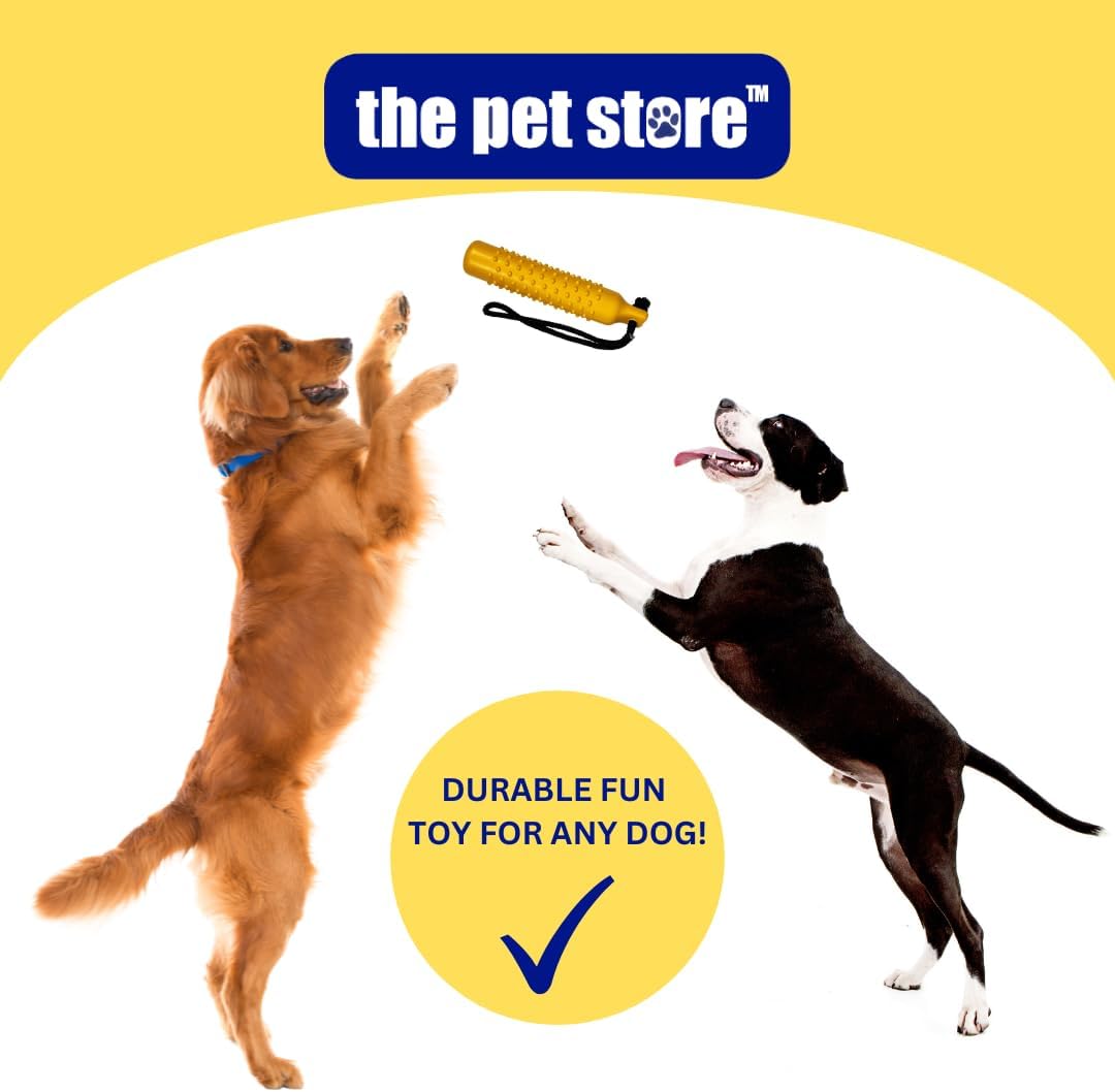 The Pet Store The Gorilla Tuff Floating Training Dummy for Throwing and Retrieval Games on land and in Water, Healthy Exercise for your Dog, Tuff Floating Training Dummy for Dogs Yellow