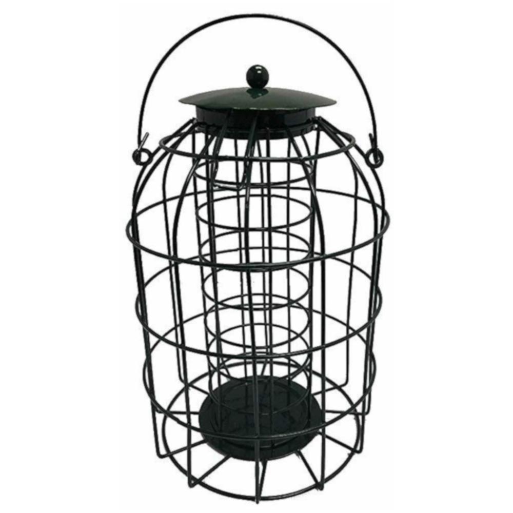 Squirrell proof dome Fat ball wild bird feeder Green