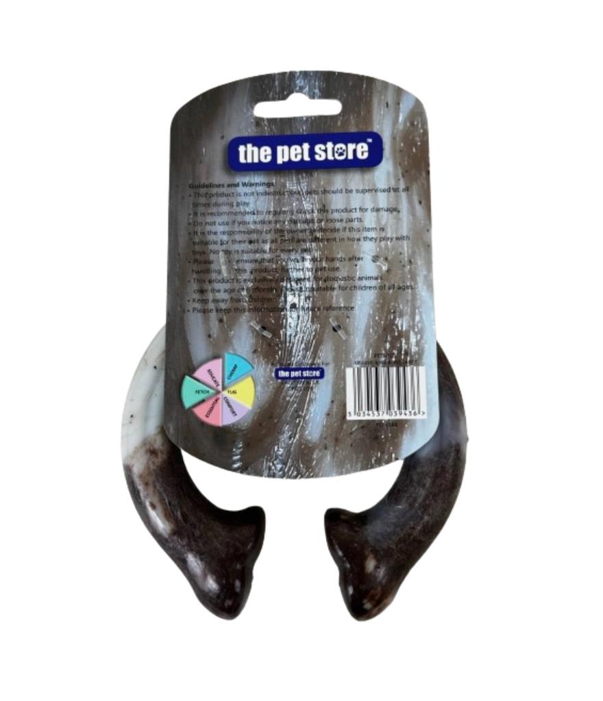 Jurassic Dog Bone Chew for aggressive chewers Shape: Ring / Size: Large