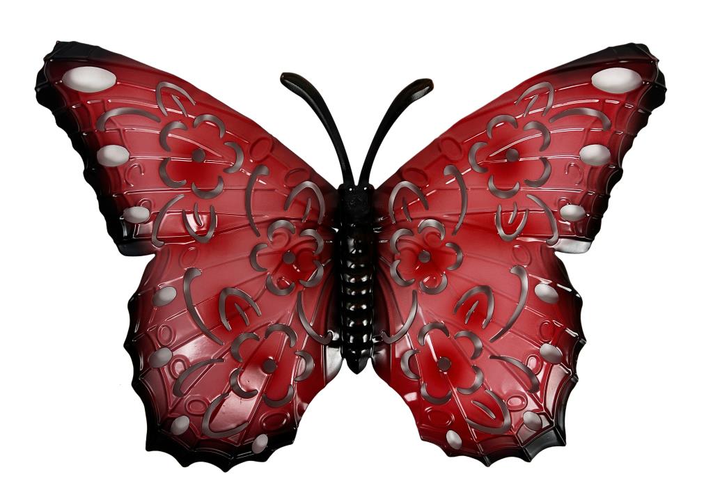 Metal butterfly Garden Ornament pack 0f 3
