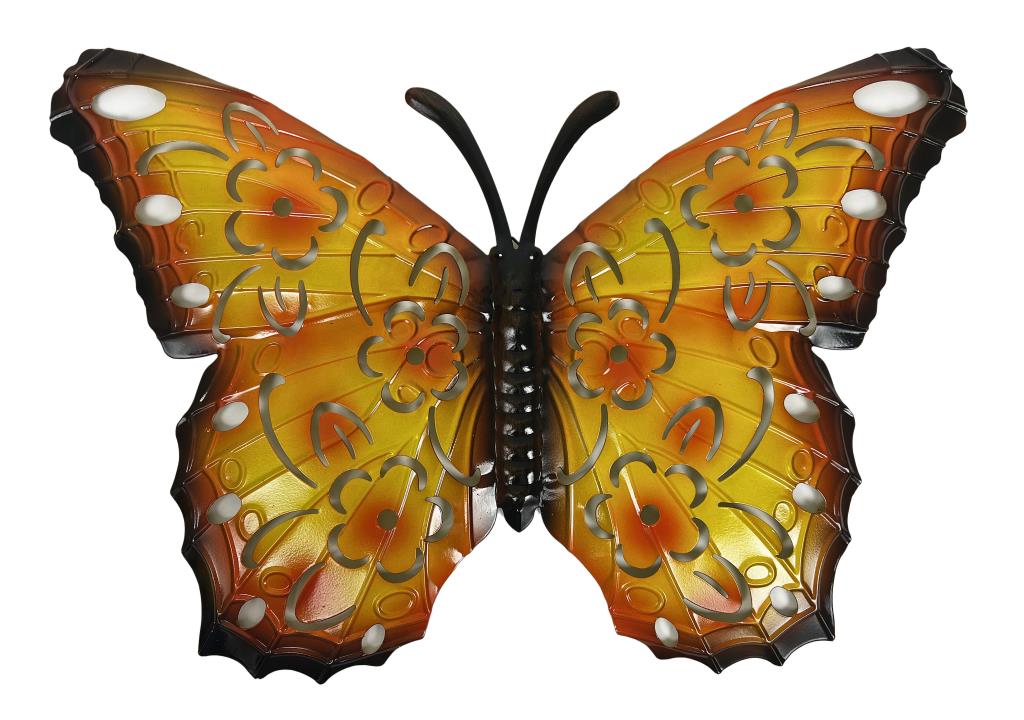 Metal butterfly Garden Ornament pack 0f 3