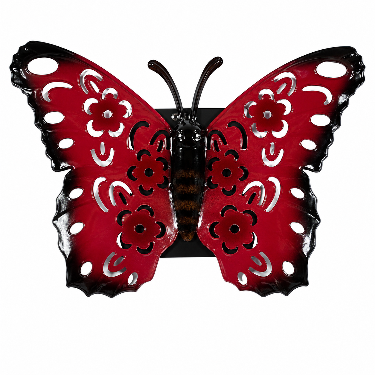 Metal butterfly Garden Ornament pack 0f 3