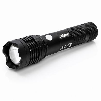 Rolson Compact 10W Rechargeable Torch ( 61477 )  800 Lumen Lighting
