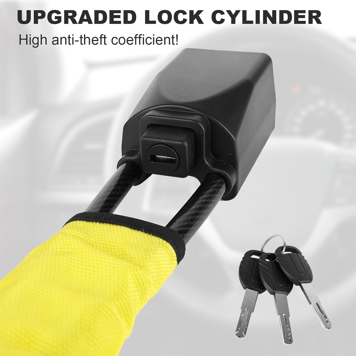 Steering Wheel lock set belt