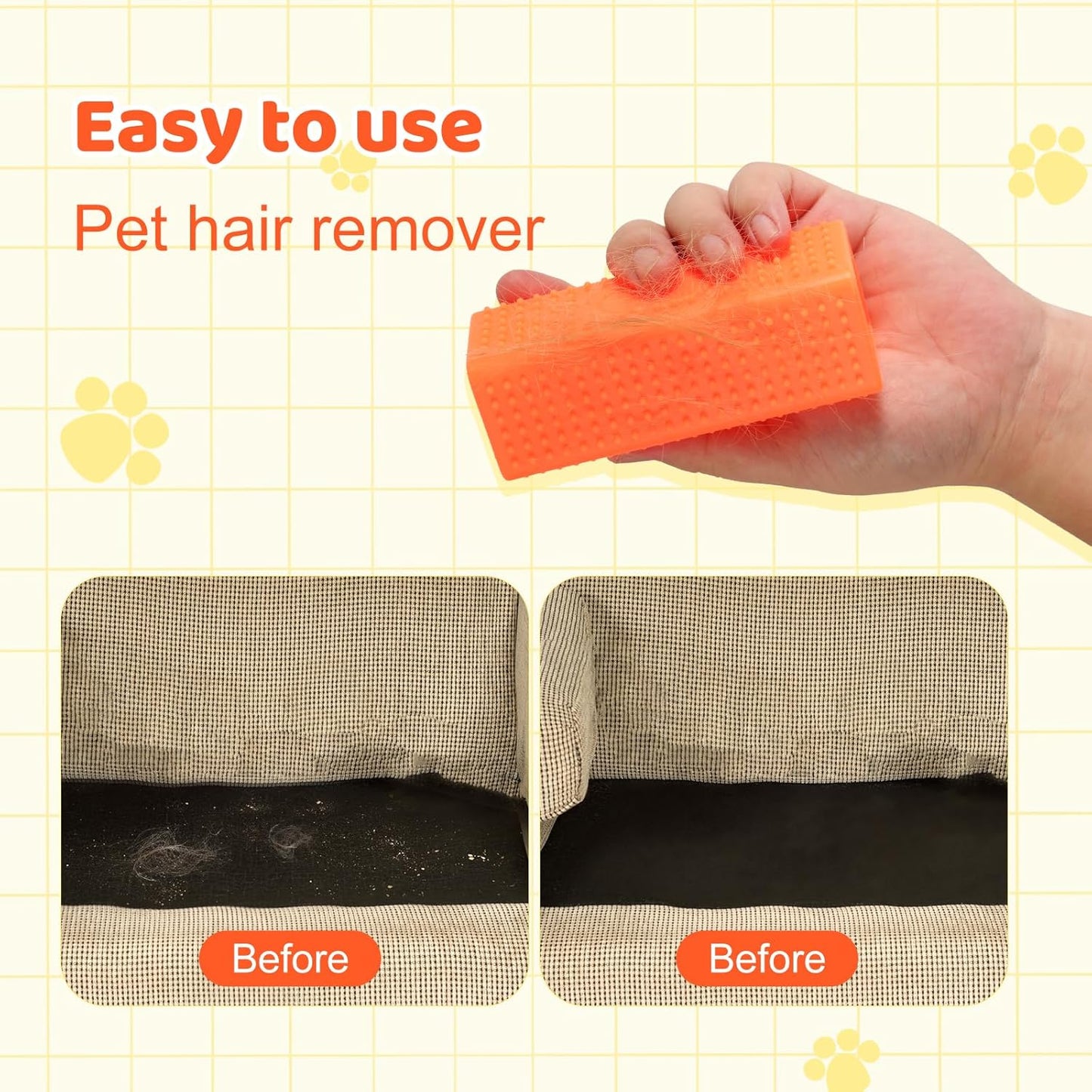pet hair removal block Carpet Upholstery Car