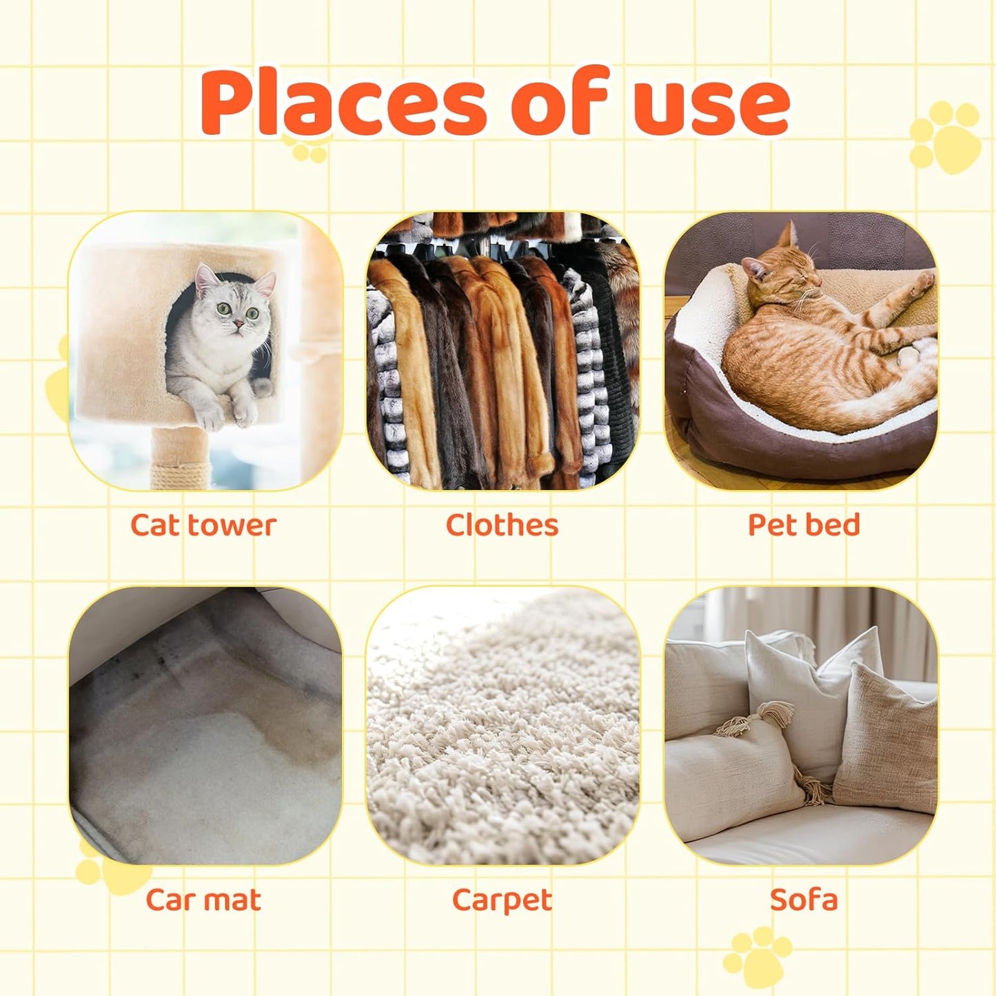pet hair removal block Carpet Upholstery Car
