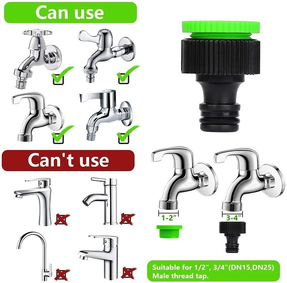 Expanding Hose pipe Garden Water Spray Gun Flexible Stretch Hosepipe 30m 100ft