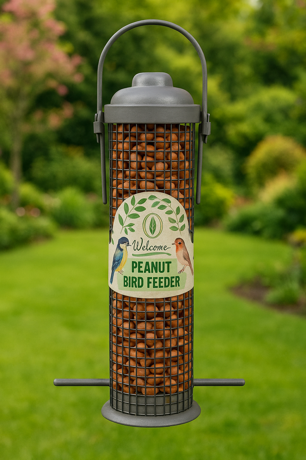 Hanging Peanut Bird Feeder 23Cm