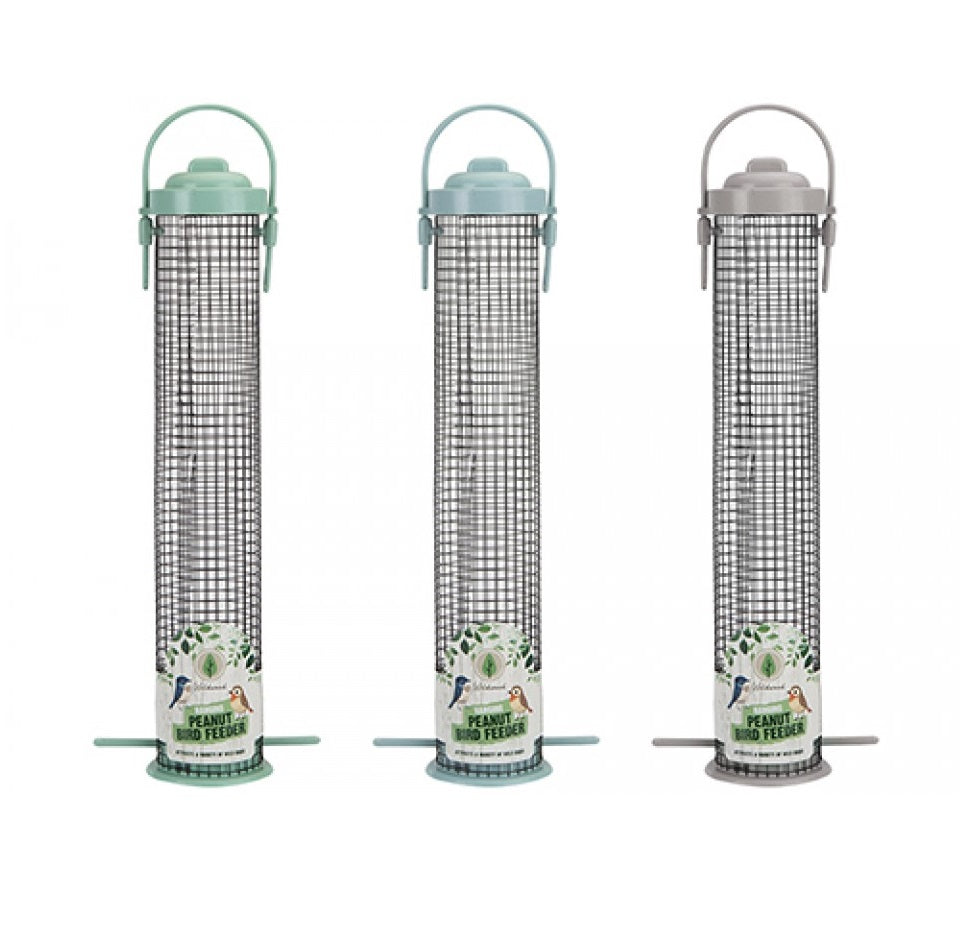 Large Hanging Peanut  & Seed Bird Feeder 39Cm pk2