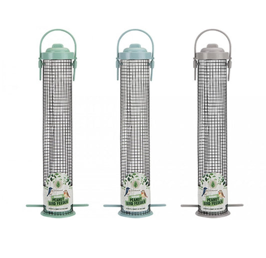 Large Hanging Peanut  & Seed Bird Feeder 39Cm pk2