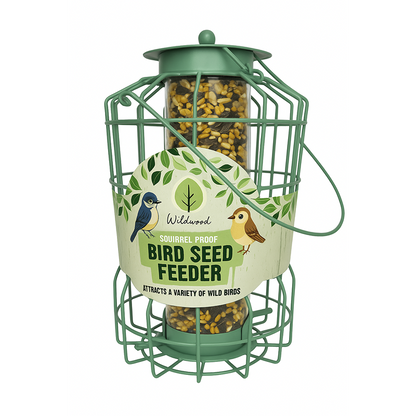 PMS Large Metal Squirrel Proof Bird Seed Feeder Bird Feeder