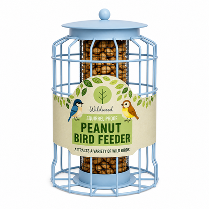 PMS Large Metal Squirrel Proof Peanut Bird Feeder