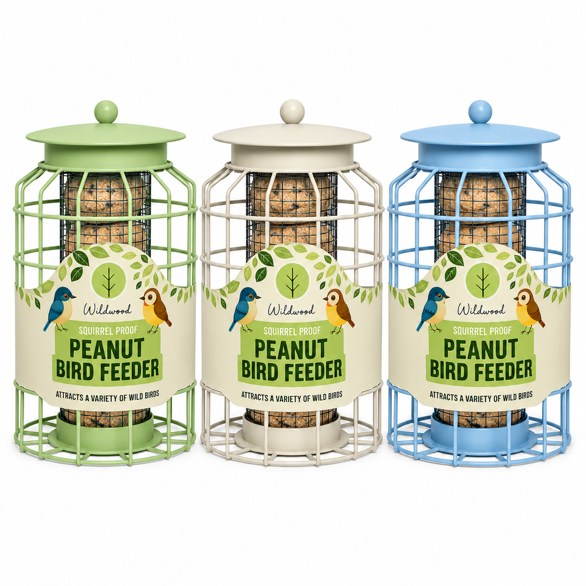 PMS Large Metal Squirrel Proof Fat Ball Bird Feeder