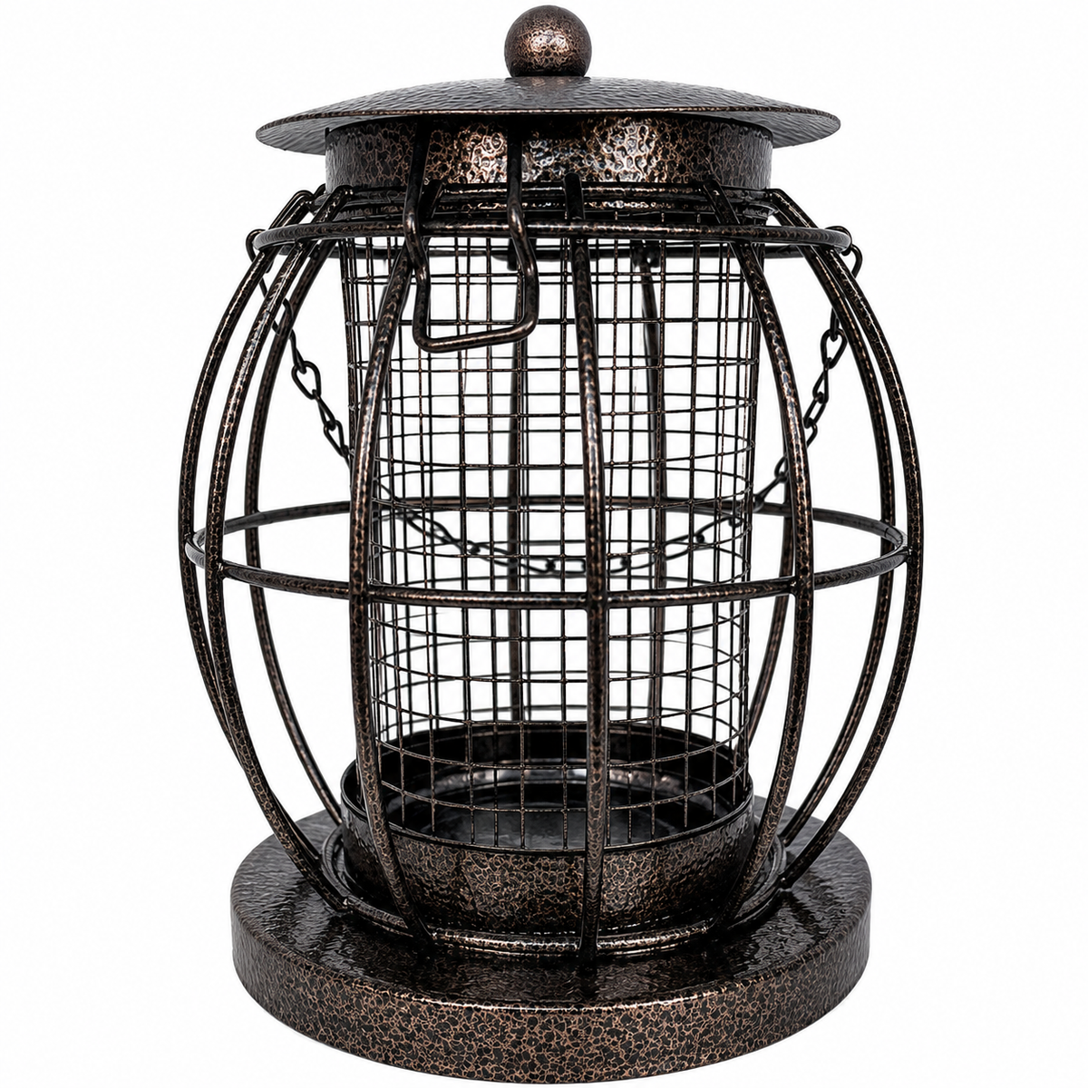 PMS Ornate Metal Squirrel Proof Bird Feeder