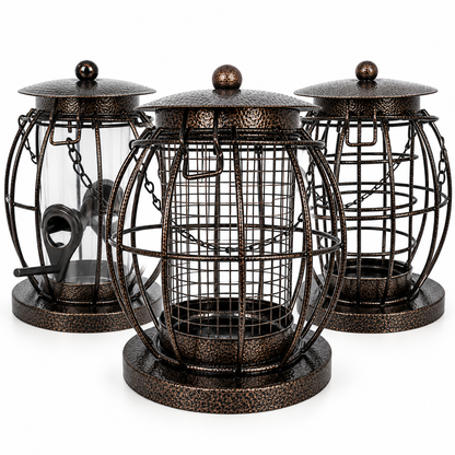 PMS Ornate Metal Squirrel Proof Bird Feeder