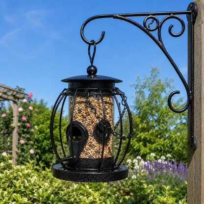PMS Ornate Metal Squirrel Proof Bird Feeder