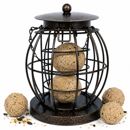 PMS Ornate Metal Squirrel Proof Bird Feeder