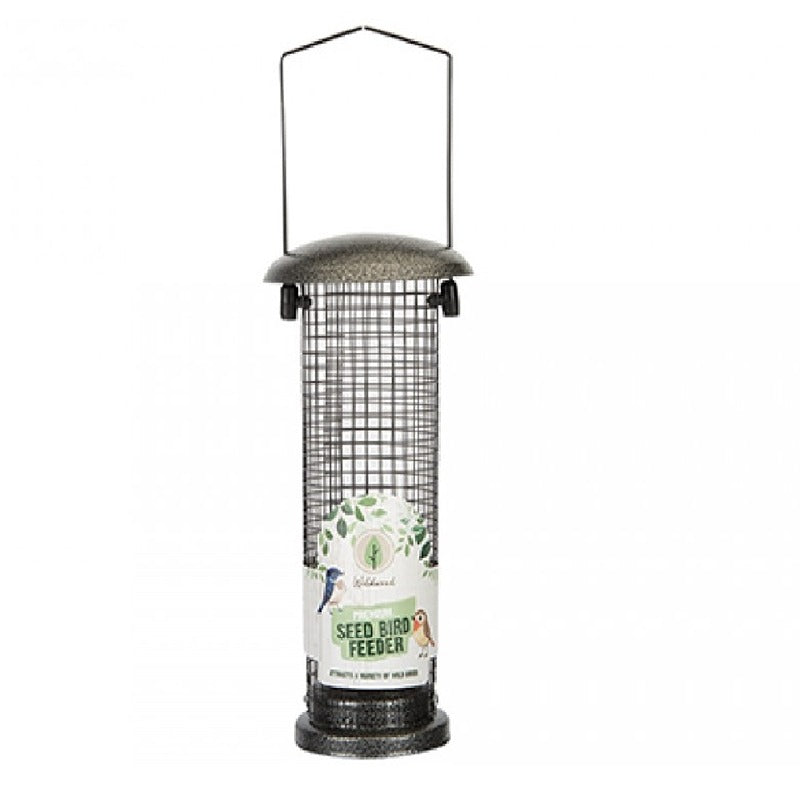wildwood Bird Feeder Hammered Effect 23cm