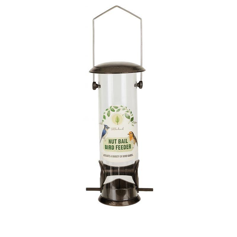 wildwood Bird Feeder Hammered Effect 23cm