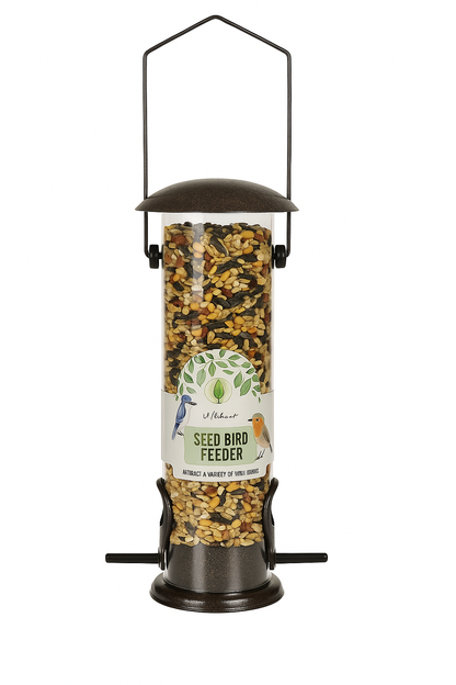 wildwood Bird Feeder Hammered Effect 23cm