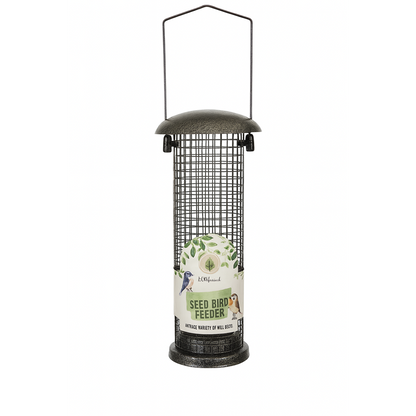 wildwood Bird Feeder Hammered Effect 23cm