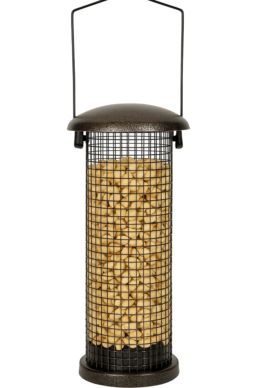wildwood Bird Feeder Hammered Effect 23cm