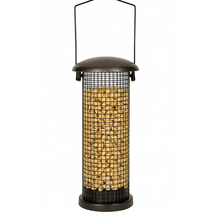 wildwood Bird Feeder Hammered Effect 23cm