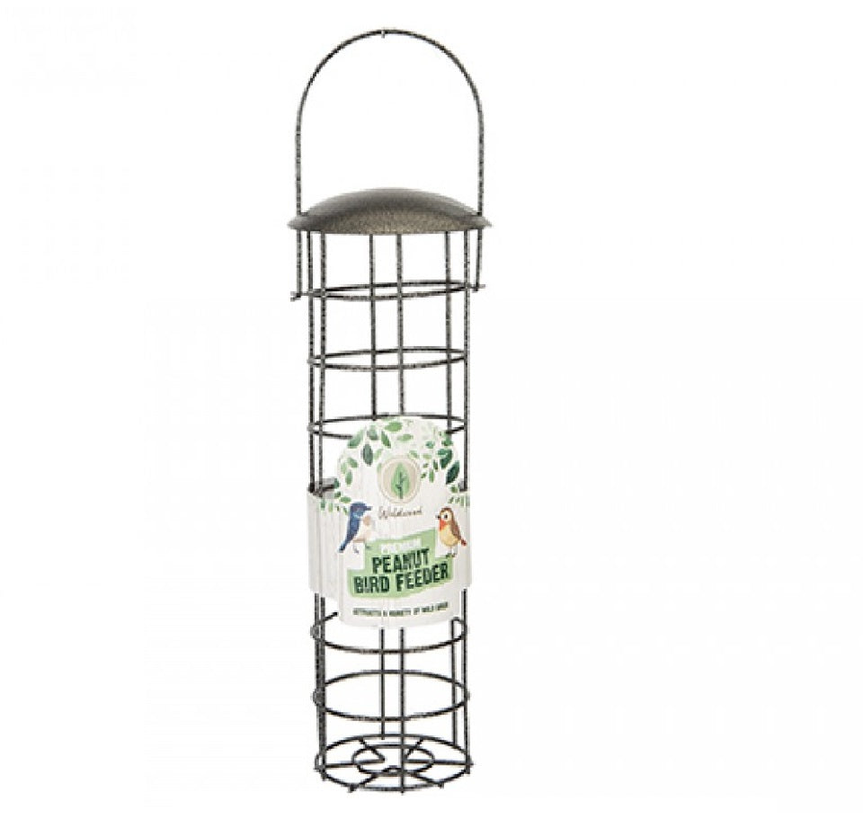Hammered Effect Bird Feeder