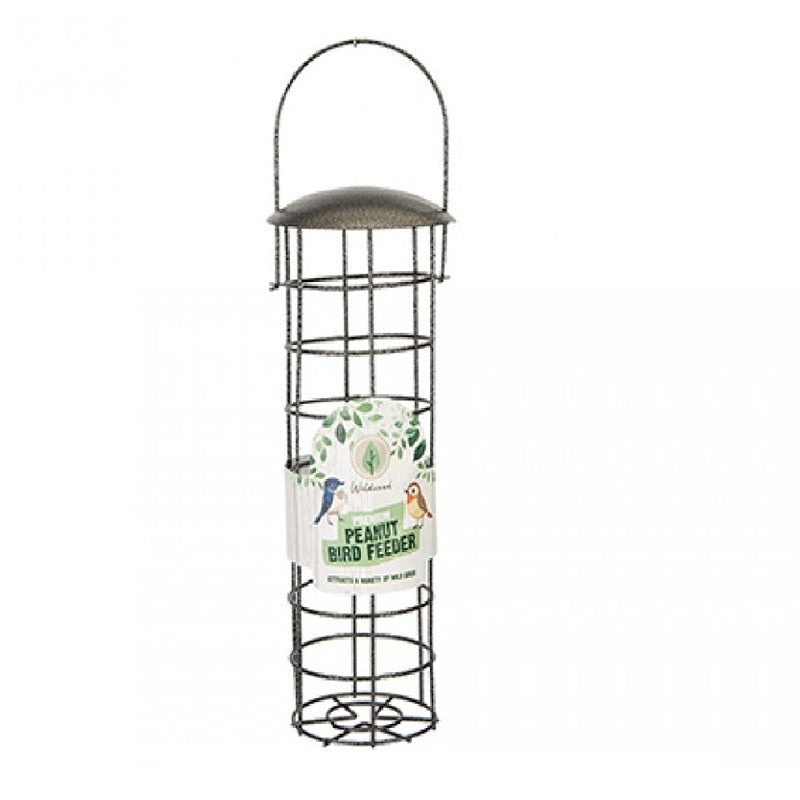 wildwood Bird Feeder Hammered Effect 23cm